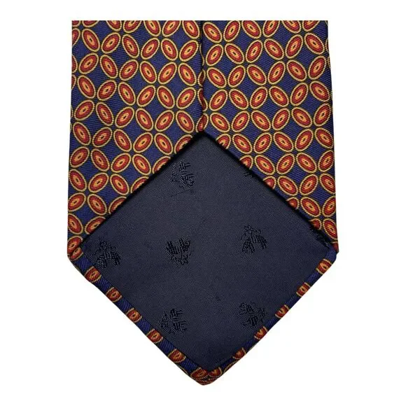 Brooks Brothers Silk Tie 58" Men's Multicolor Made In USA Vintage Career Office - Picture 4 of 8